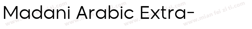 Madani Arabic Extra字体转换